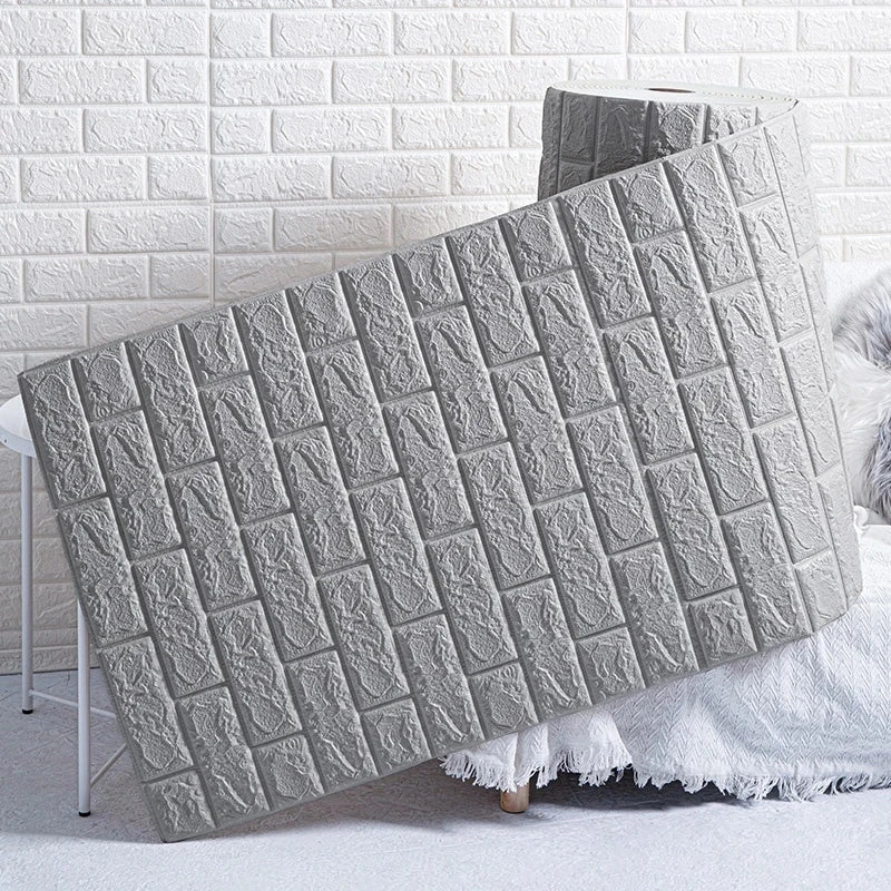 3D Brick Wallpaper Foam Wall Sticker