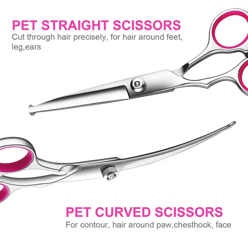 Dog Premium Titanium Coated Grooming Scissor