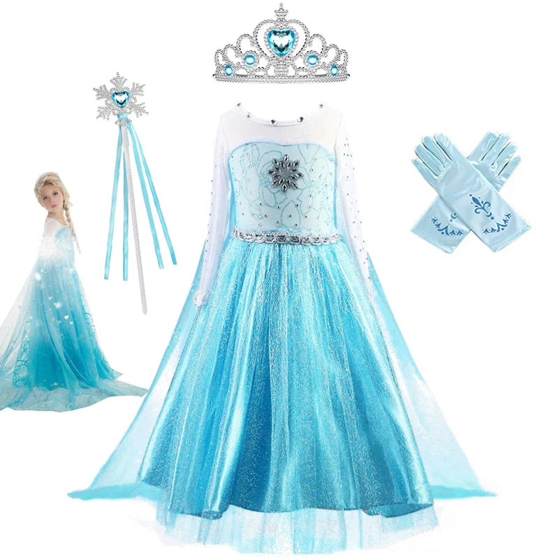 Girl Crystal Bodice Princess Dress