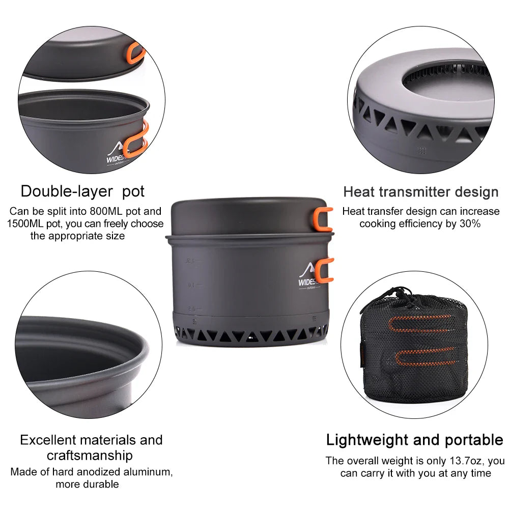 Outdoor Camping Cookware Cooking Set