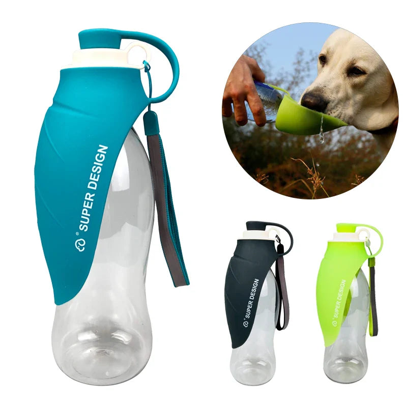 Dog Portable Silicone Travel Water Bottle
