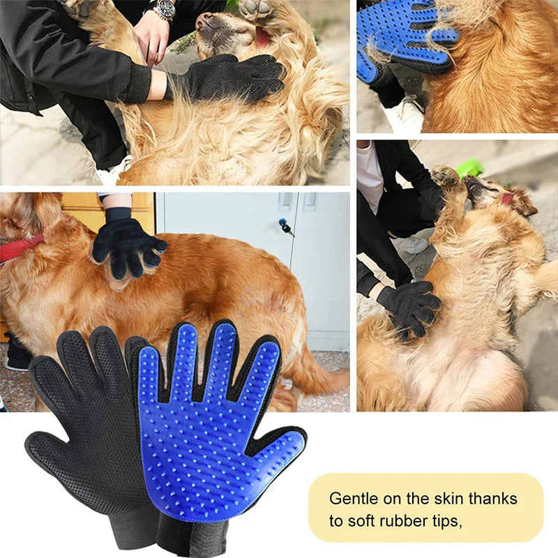 Pet Silicone Grooming Gloves