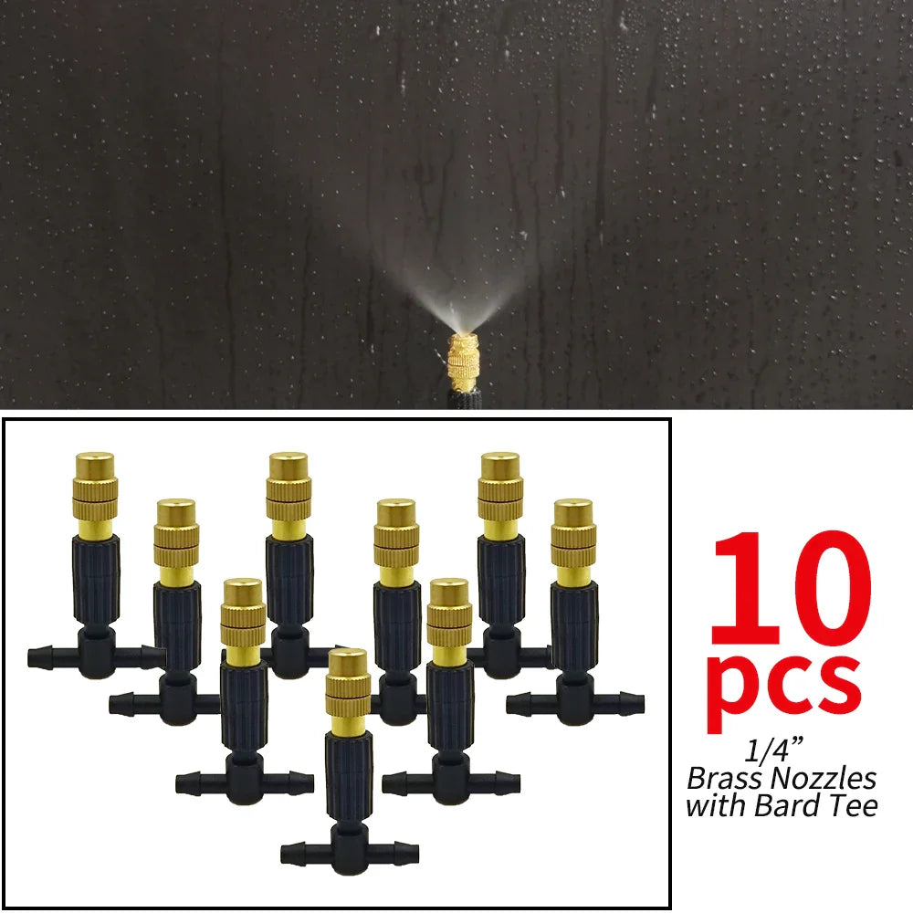 Garden Misting Cooling System Watering Nozzle