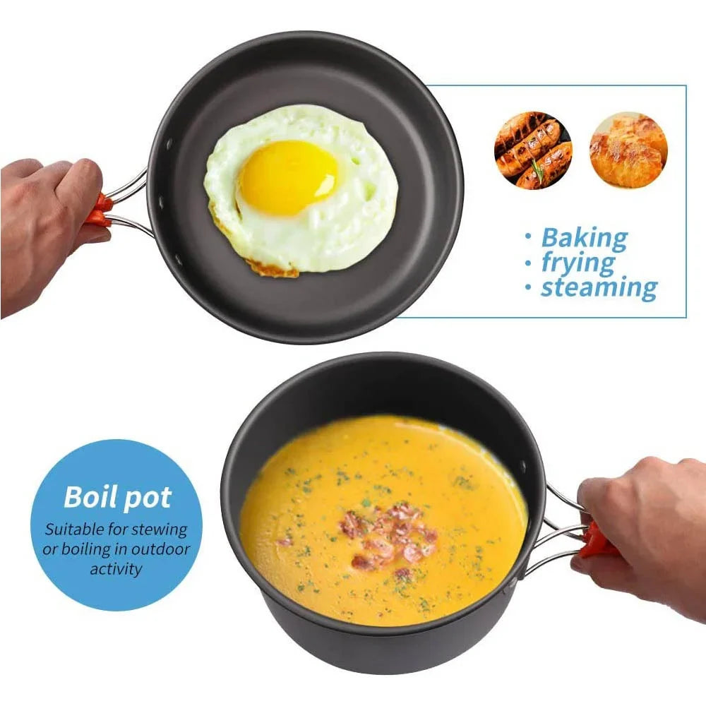Non-stick Outdoor Camping Cooking Set