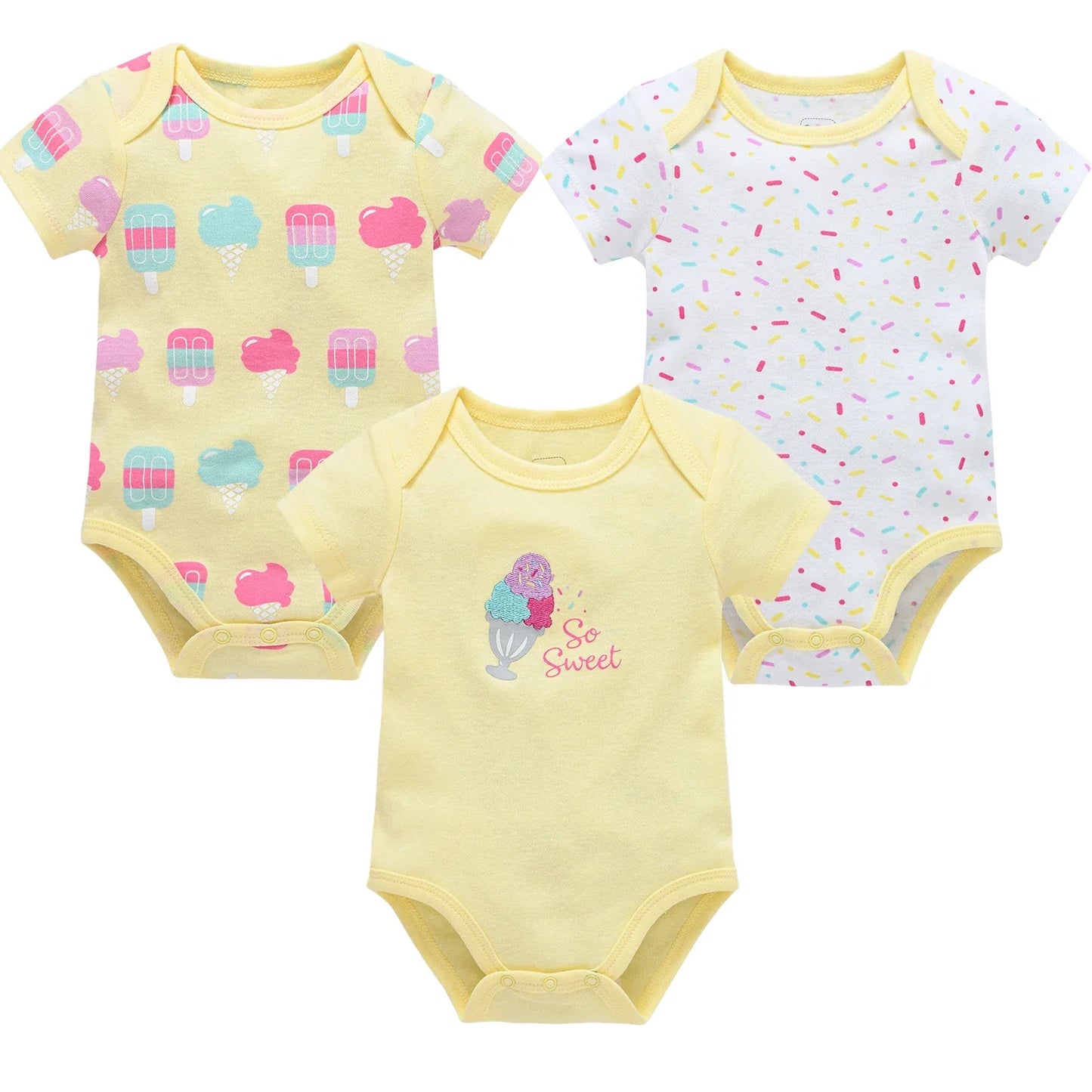 Baby Cotton Short Sleeve Bodysuit