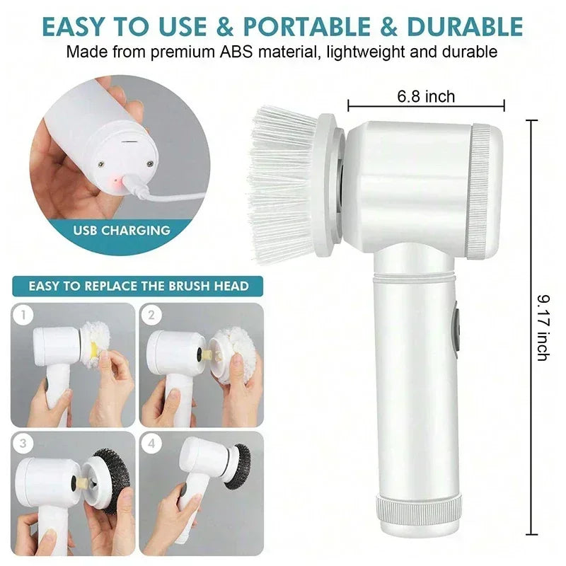 USB Charge Electric Spin Scrubber