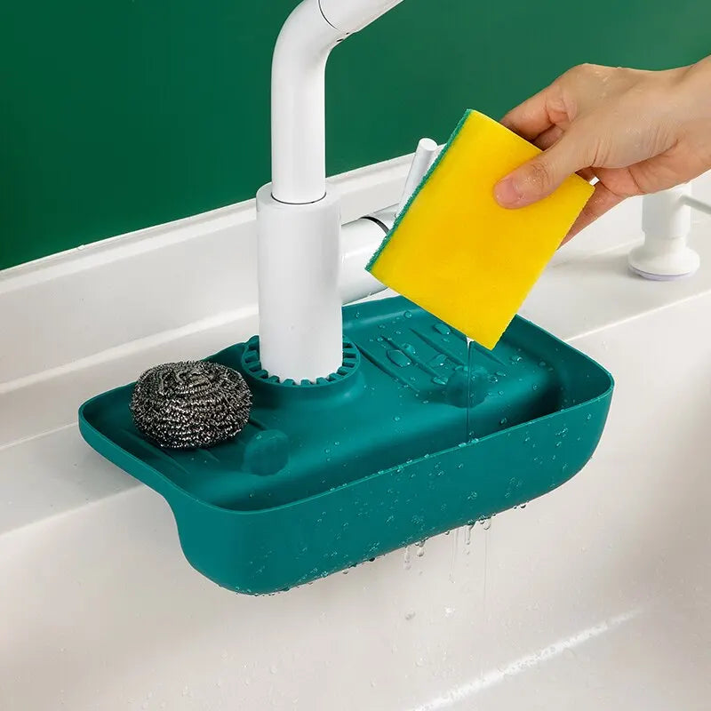 Household Silicone Sink Drain Rack