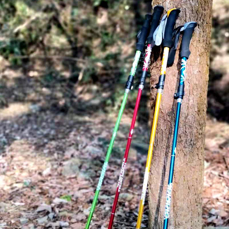 Outdoor Portable Fold Walking Hiking Stick