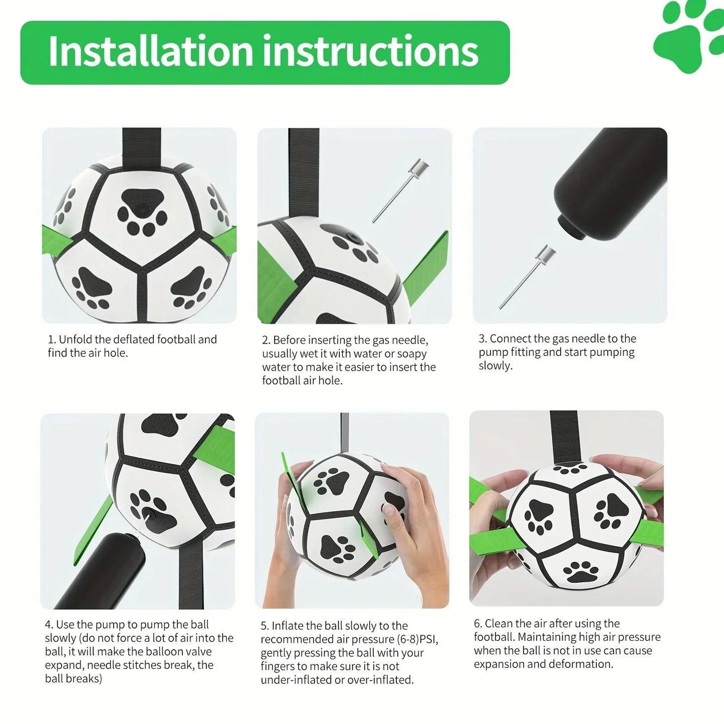 Sturdy Dog Ball Fetch Interactive Toy