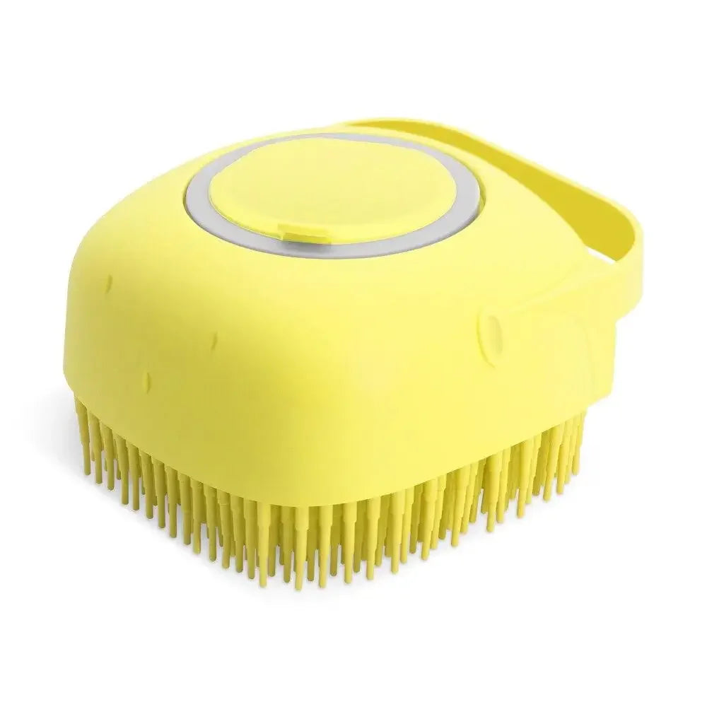 Pet Soft Silicone Rubber Shampoo Brush