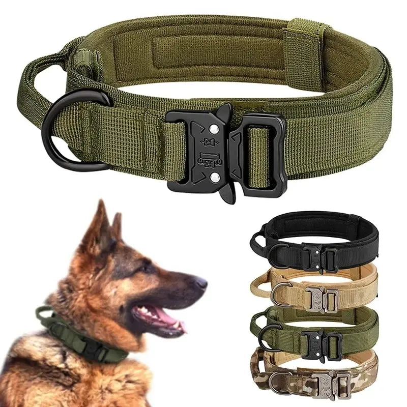 Pet Outdoor Nylon Tactical Collar