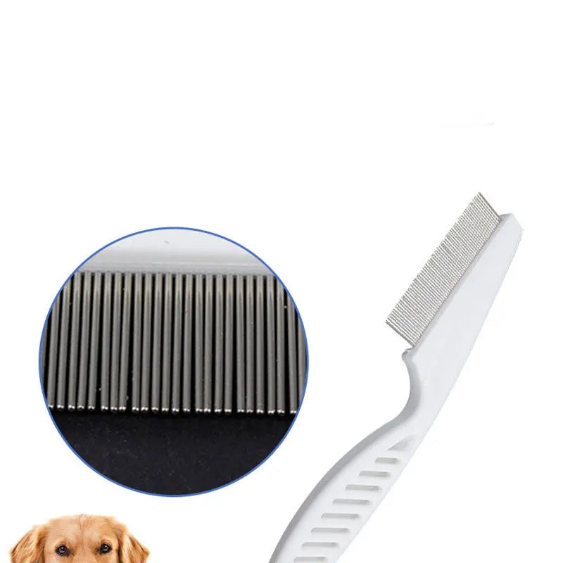 Dog Hair Removal Stainless Steel Flea Comb