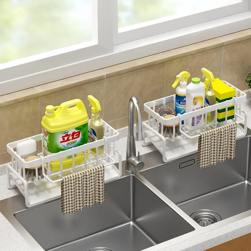 Kitchen Drainage Rag Storage Shelf