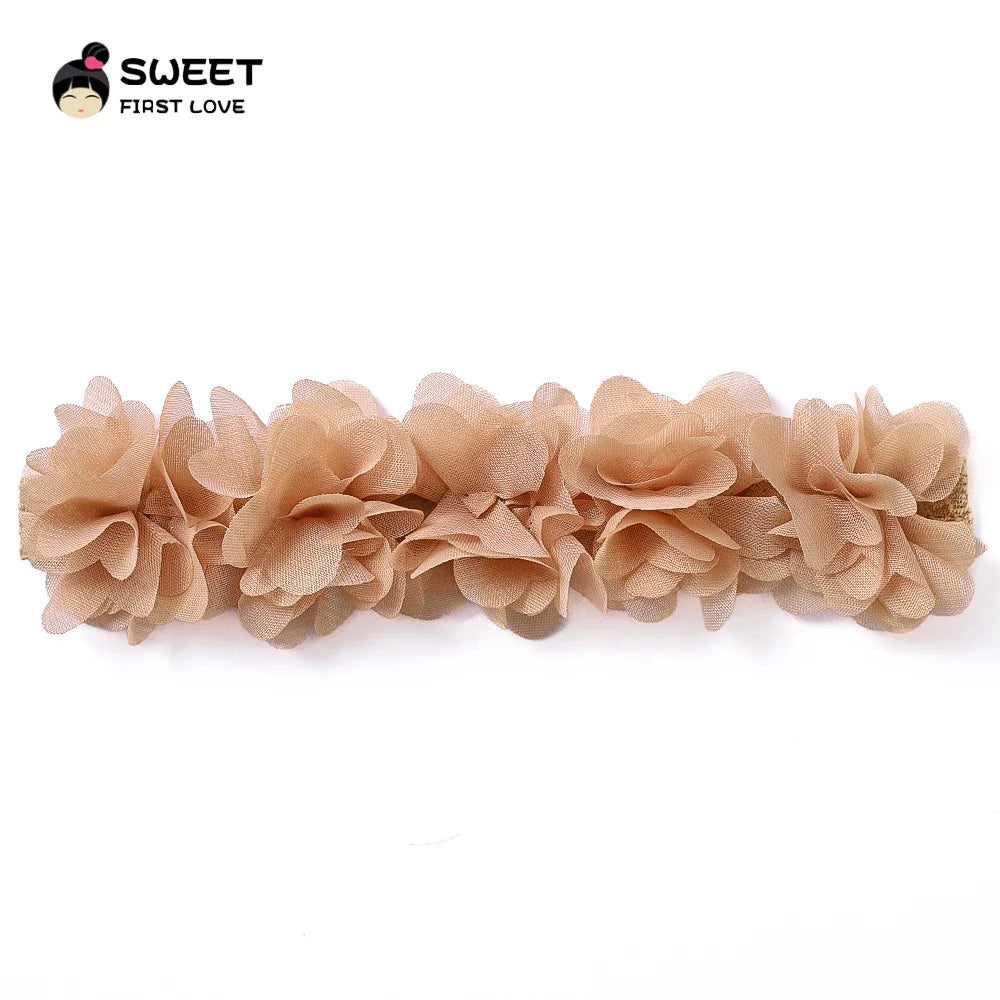 Baby Soft Elastic Cute Flower Hairband