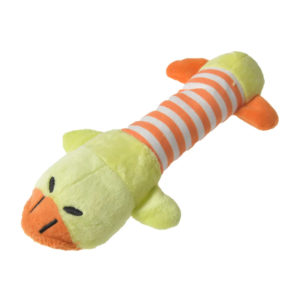 Dog Plush Dinosaur Interactive Chew Toy