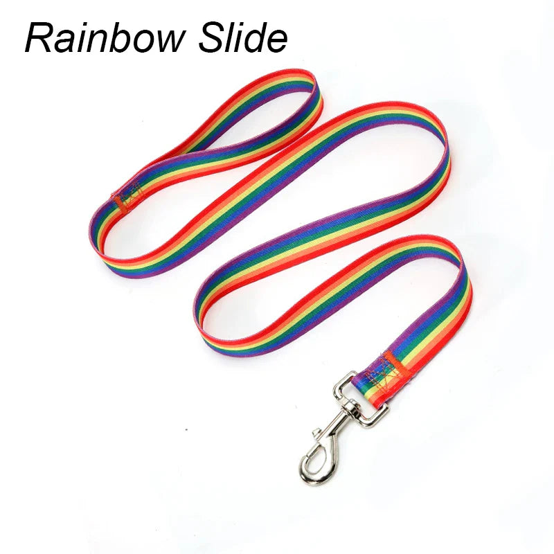 Pet Style Striped Forest Pattern Collar Leash