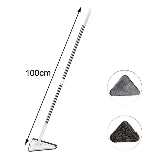 360° Spin Cleaning Rotatable Triangle Mop