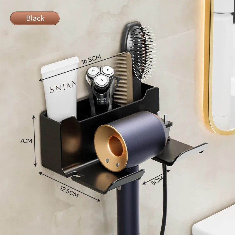 Bathroom Shower Hairdryer Organizer
