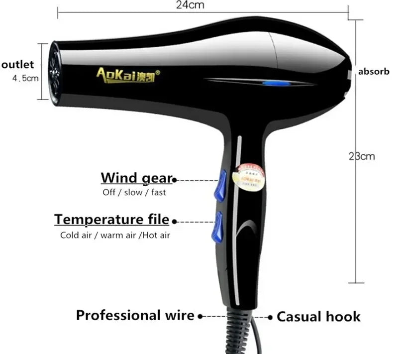 Professional 2200W Hair Dryer