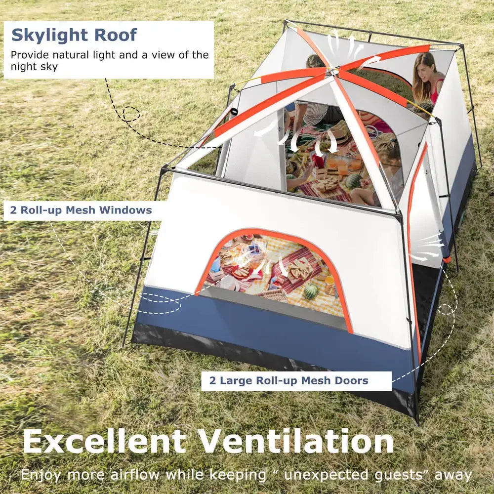Family Cabin Person Camping Tent