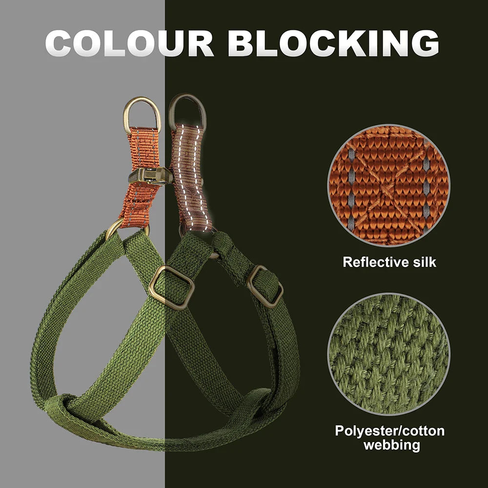 Dog Reflective Custom Nylon Harness Vest
