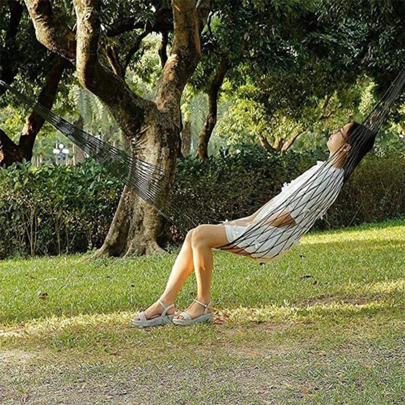 Outdoor Camping Nylon Rope Hammock