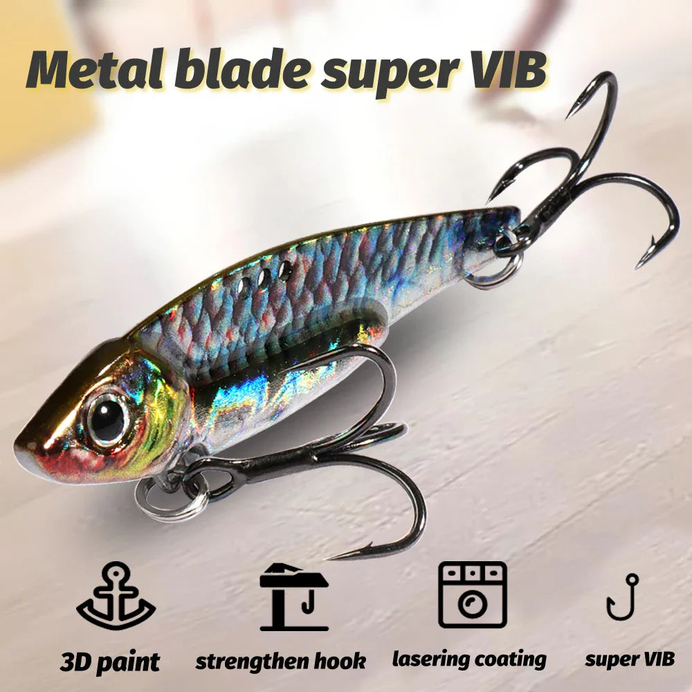 Metal Sinking Blade Treble Hook