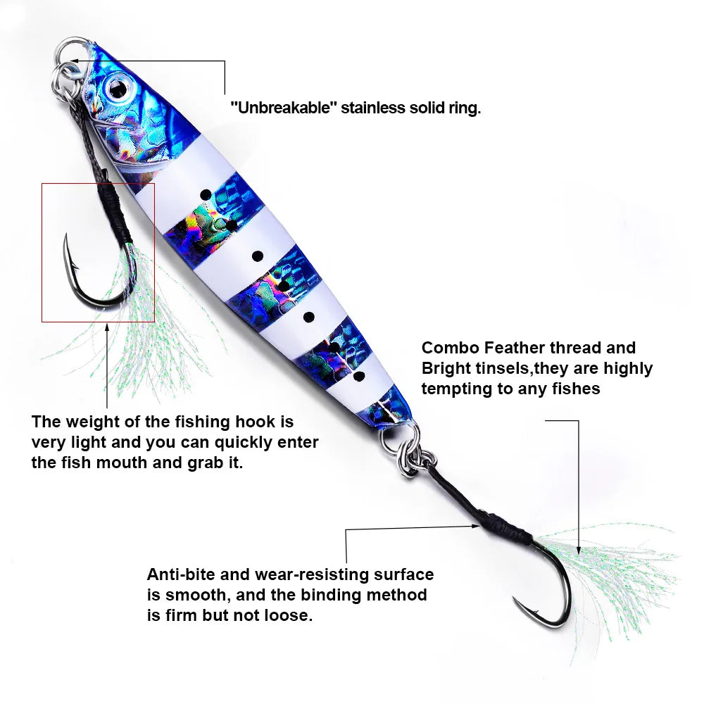 Metal Jig Tail Assist Fishing Hook