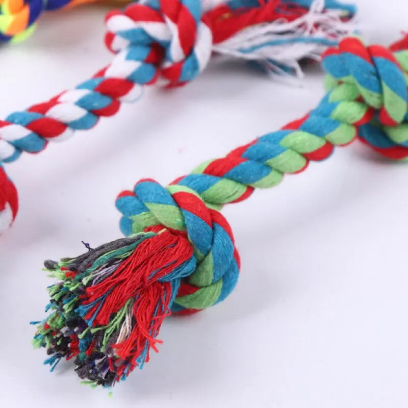 Dog Molar Bite-resistant Cotton Rope Toy