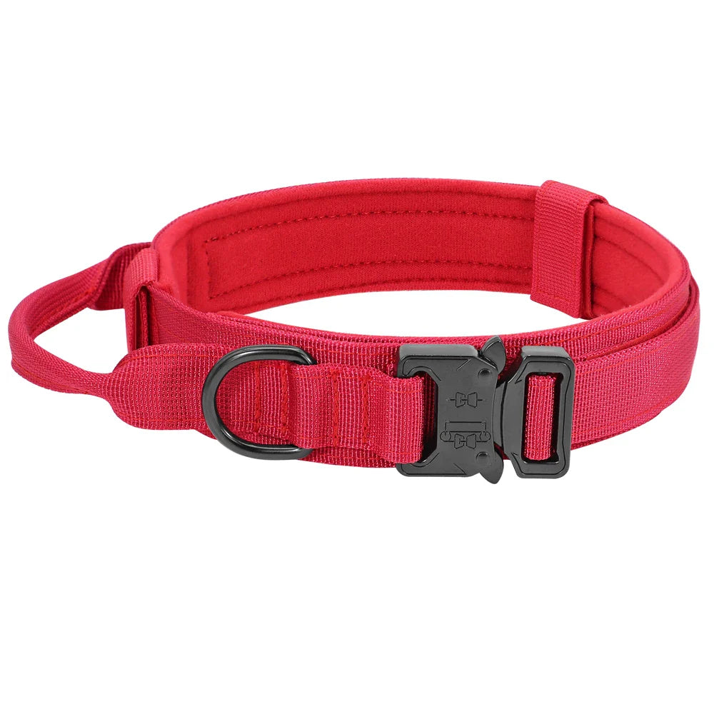 Dog Durable Tactical Collar Leash Set