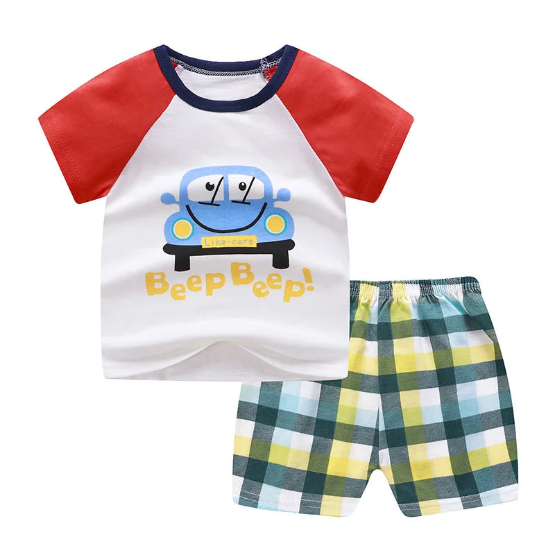 Baby Short Sleeved Suit T-shirt