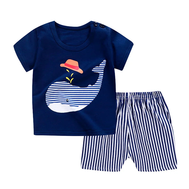 Baby Short Sleeved Suit T-shirt
