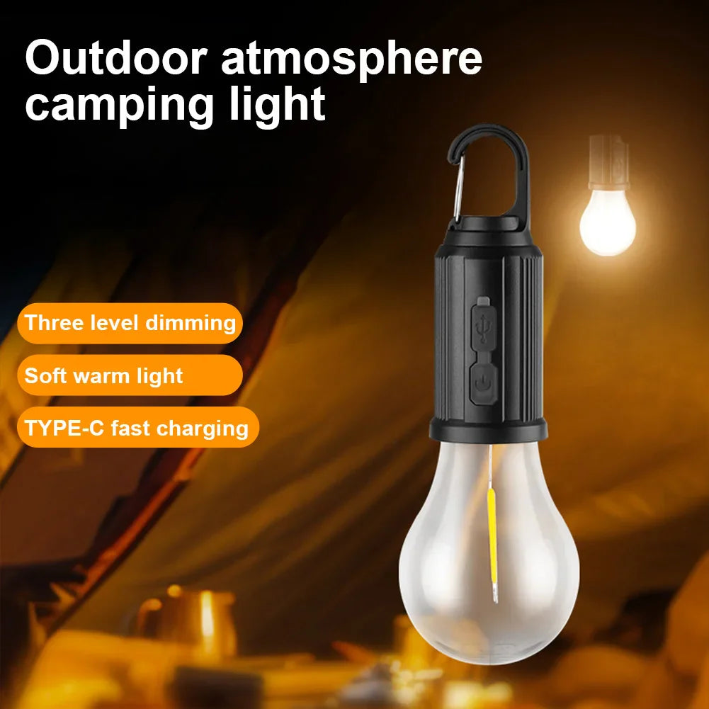 Solar Powered LED Camping Lamp