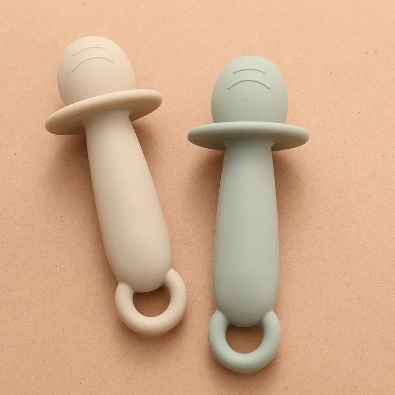 Baby Silicone Self Feeding Spoon