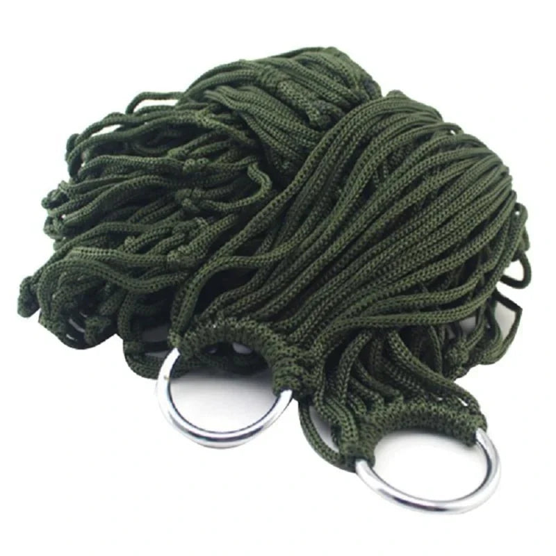 Outdoor Camping Nylon Rope Hammock