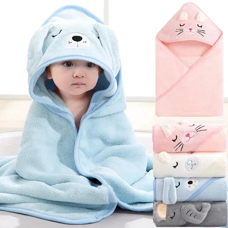 Baby Hooded Soft Bath Towel