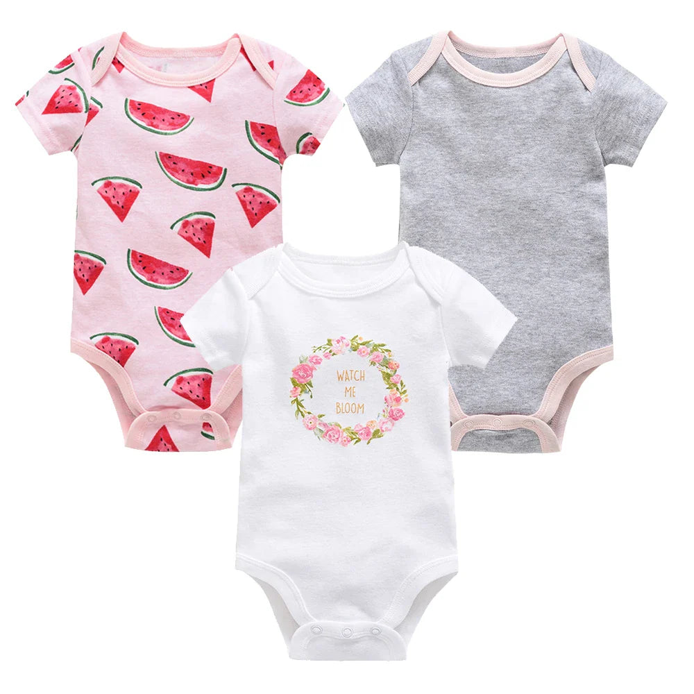 Baby Cotton Short Sleeve Bodysuit