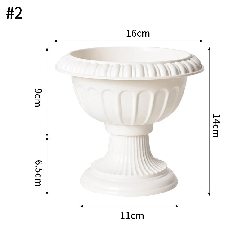 Imitation Ceramic Flower Bottle Nordic Vase