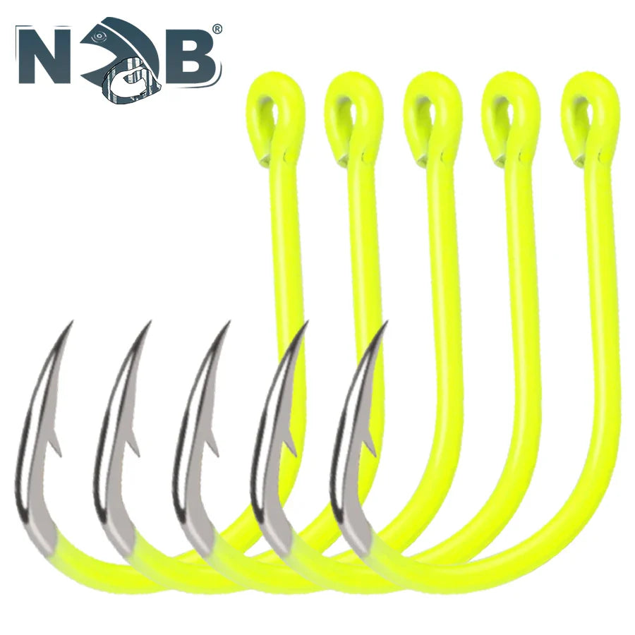 Sharp High-carbon Steel Fishhooks Barbed