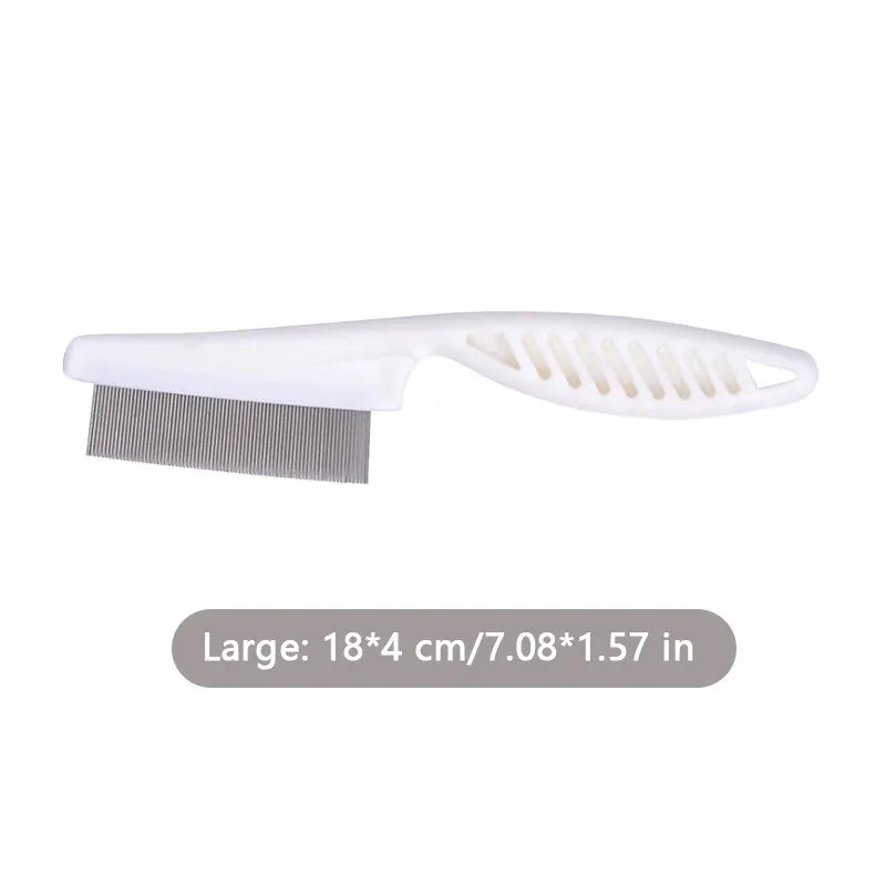 Dog Hair Removal Stainless Steel Flea Comb