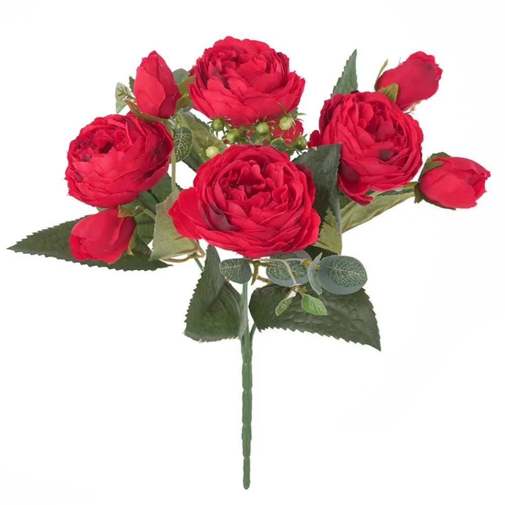 Fake Roses Silk Peony Artificial Flowers Cheap