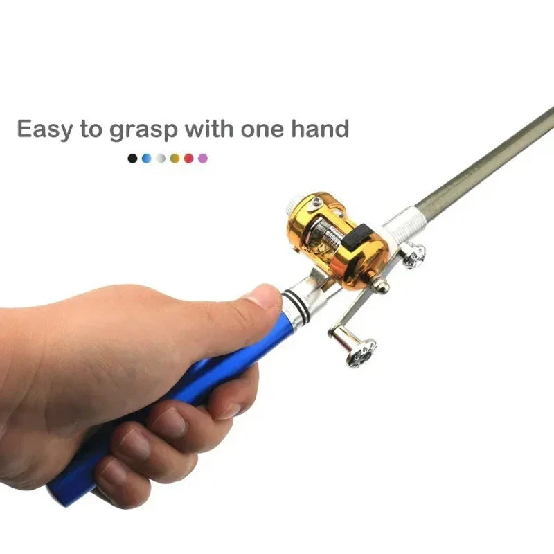 Portable Pocket Telescopic Mini Fishing Pole Pen