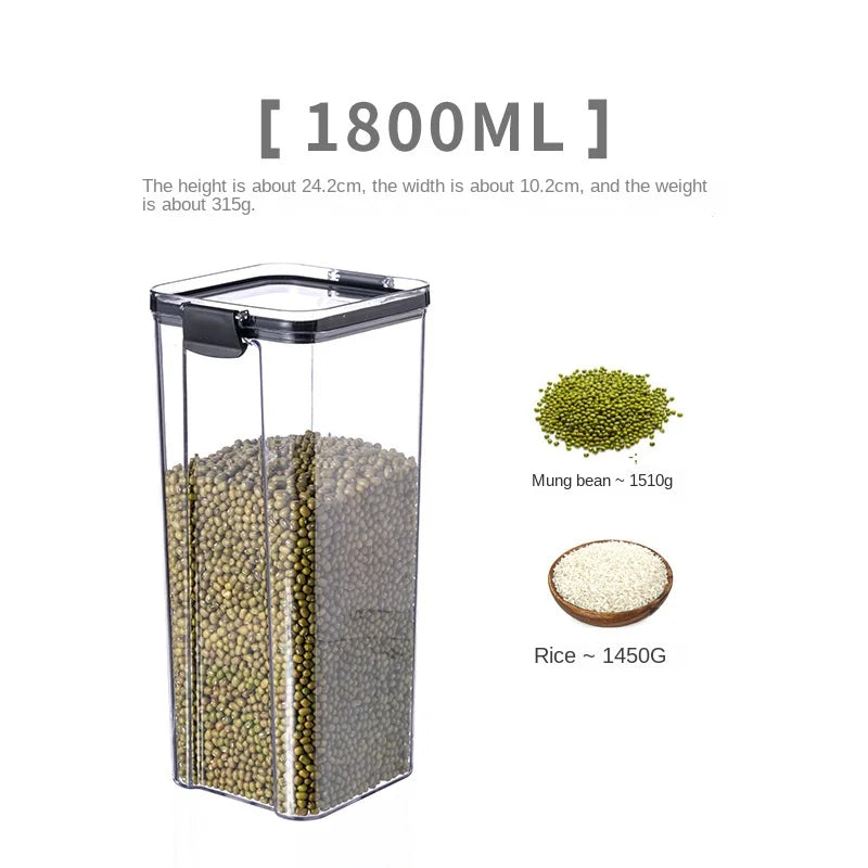 Sealed Food Storage Box Organizer