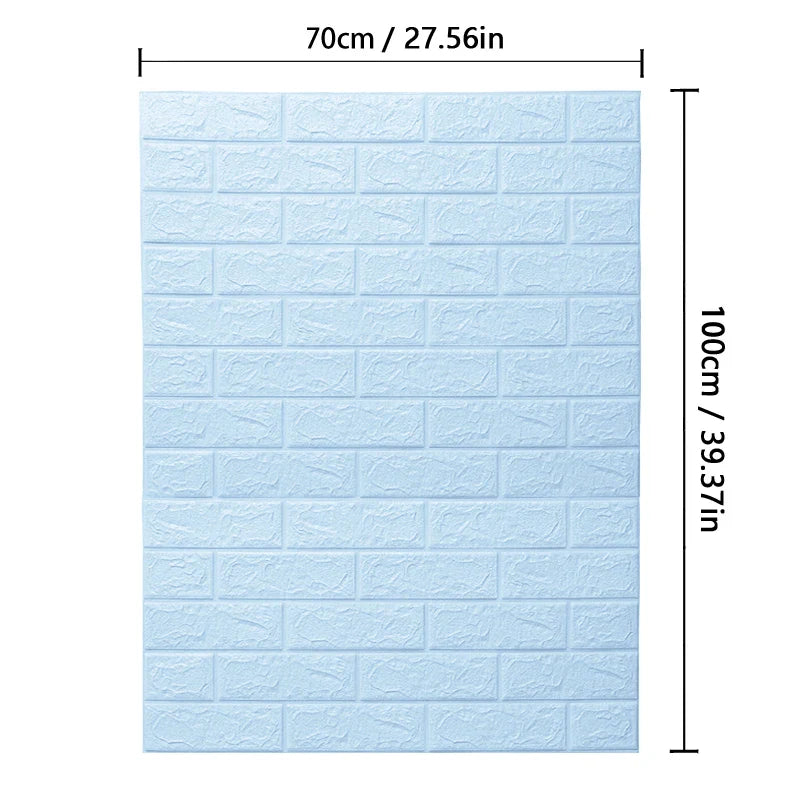 3D Brick Wallpaper Foam Wall Sticker