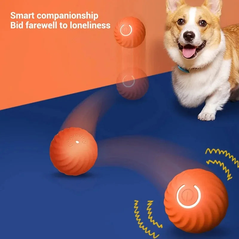 Dog Automatic Moving Bouncing Rolling Ball Toy