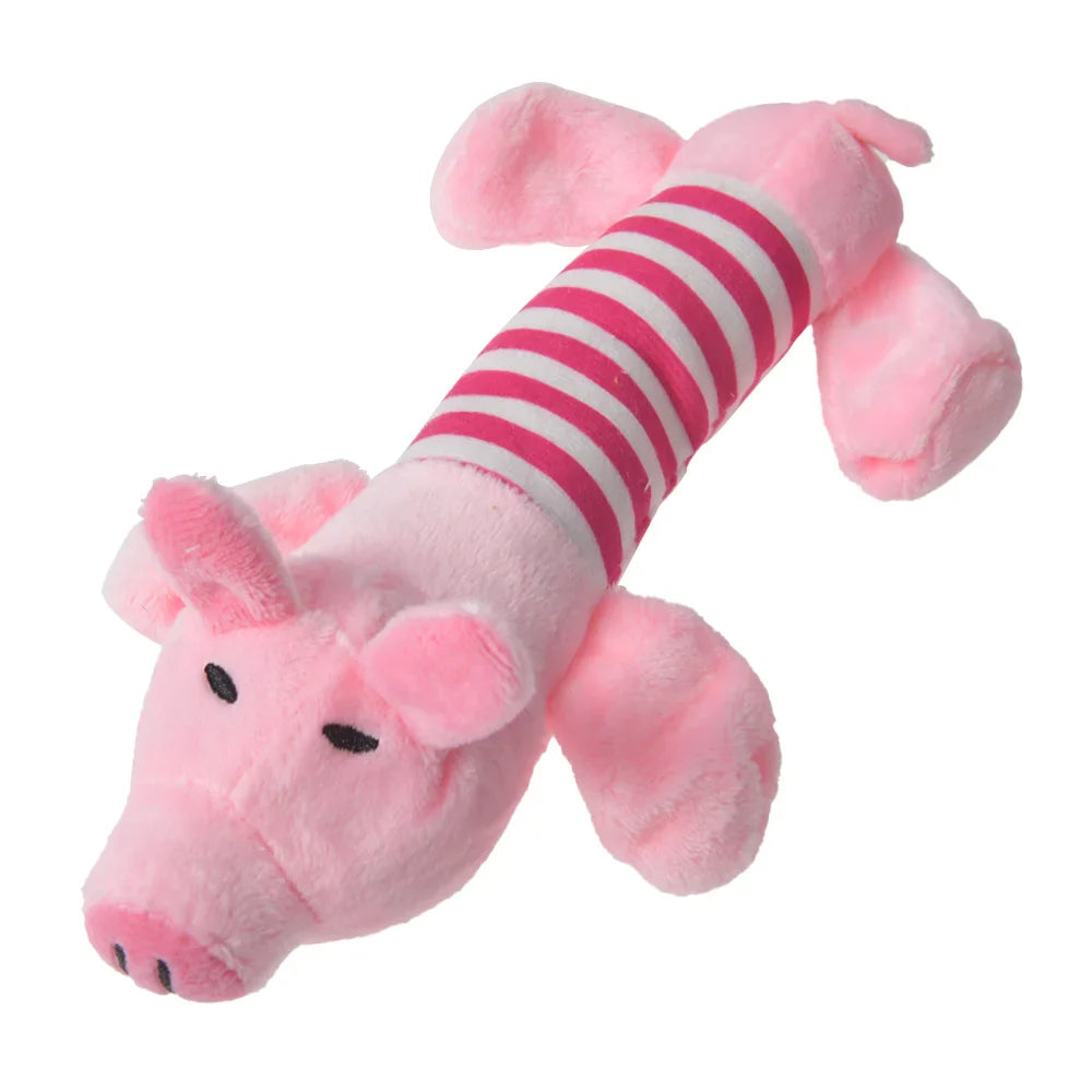 Dog Plush Dinosaur Interactive Chew Toy