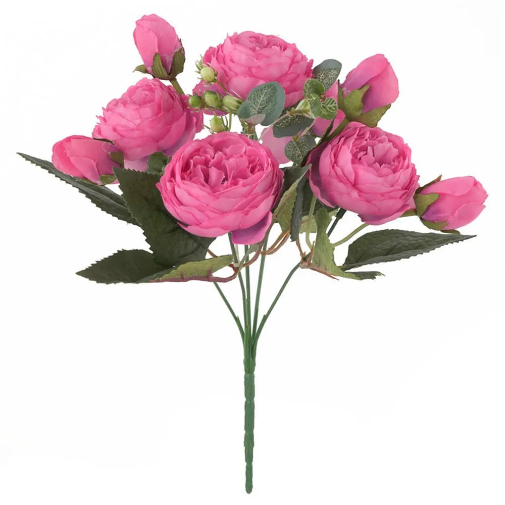 Fake Roses Silk Peony Artificial Flowers Cheap
