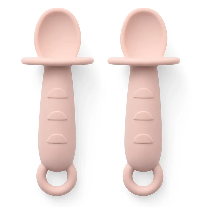 Baby Silicone Self Feeding Spoon