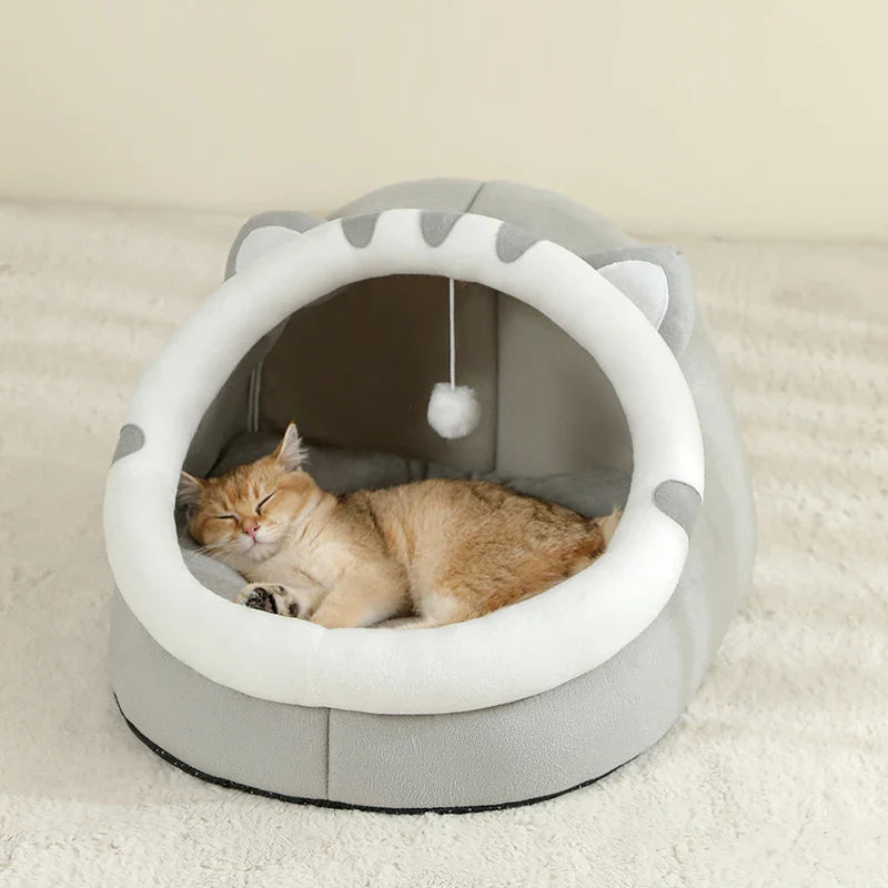 Cat Kitten Cave Cushion Warm Sleeping House