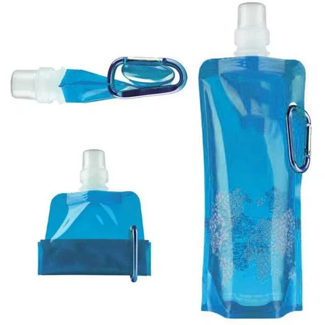 500ML Portable Silicone Folding Water Bottle